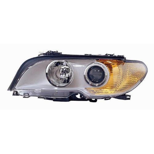 FARO FANALE PROIETTORE SX XENON D2S-H7 INDIC.ARA PAR.CROM BMW SERIE 3 E46 CC 04/03>