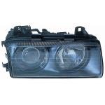 FARO FANALE PROIETTORE SX 2H1 PR REG EL PER BMW SERIE 3 E36 1990> VETRO LISCIO MODELLO ZKW