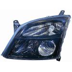 FARO FANALE PROIETTORE SX H7-H7 PRED REG ELETT PER OPEL VECTRA C 2002>2005 PARABOLA NERA