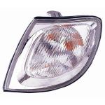 FANALE FANALINO ANTERIORE SINISTRO SENZA PORTALAMPADA PER HYUNDAI TRAJET DAL 2000 BIANCO