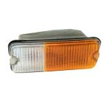 FANALE FANALINO ANTERIORE SINISTRO SENZA PORTALAMPADA PER FIAT 127 BERLINA DAL 1972 BICOLORE BIANCO-ARANCIO