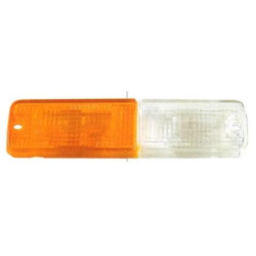 LENTE TRASPARENTE FANALE ANT/SX BIANCO-ARANCIO PER FIAT 127 II C/CL DAL 1977/131 DAL 1978/132 DAL 1977