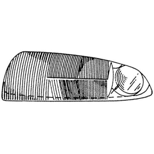 VETRO FARO FANALE PROIETTORE SX PER FORD FIESTA 1996>1999