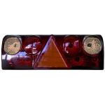 FANALE FANALINO POSTERIORE SX PER RIMORCHIO UNIVERSALE NEW DESIGN C/LUCE TARGA