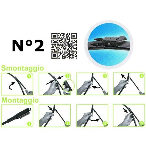 VM476 KIT SPAZZOLE TERGICRISTALLI SILENCIO X-TRM (MM 730+630)