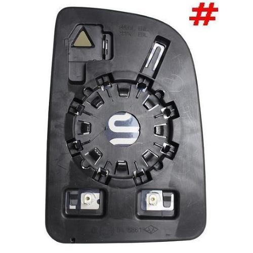 VETRO SPECCHIO RETROVISORE MERCEDES SPRINTER 2019> SUPERIORE SINISTRO TERMICO