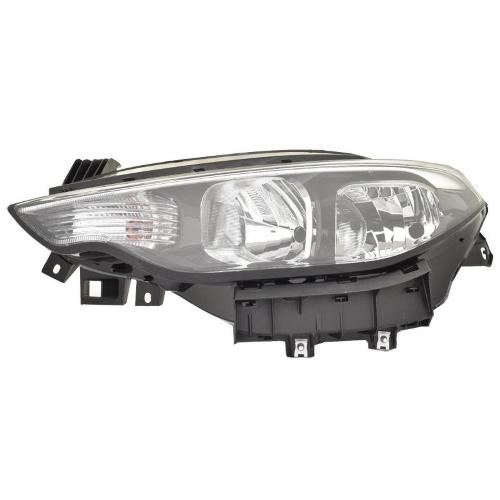 FARO FANALE PROIETTORE SX H7+H15 PER FIAT TIPO DAL 2020 PARABOLA NERA C/MOTORE