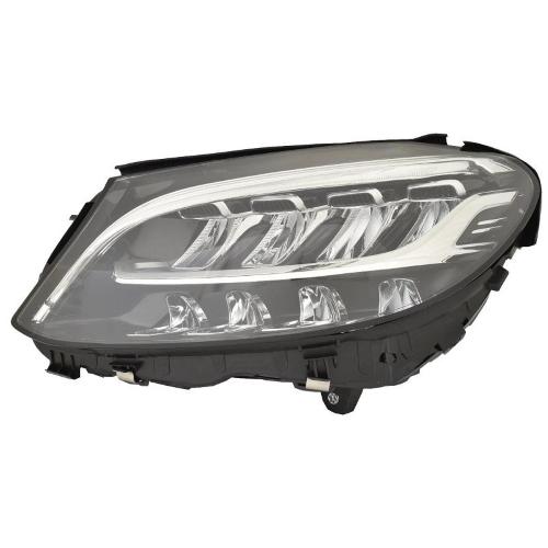 FARO FANALE PROIETTORE SX A LED MERCEDES CLASSE C W205 2018 PARAB. NERA C/MOTORE