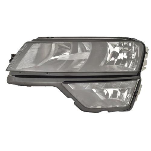 FARO FANALE PROIETTORE SX H7+H1 PER SKODA KAROQ 2017 LUCE DIURNA LED C/FARO FARETTO FENDINEBBIA C/MOTORE