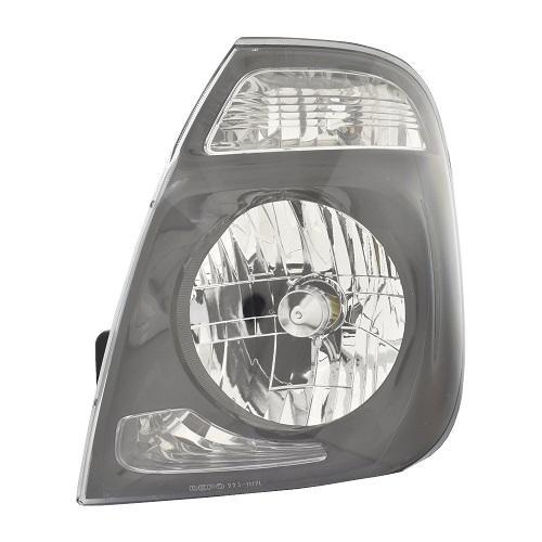 FARO FANALE PROIETTORE SX H4 PER KIA K 2700 DAL 2014 PARABOLA NERA C/MOTORE