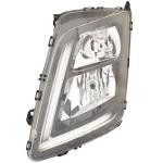 FARO FANALE PROIETTORE DX H7+H1 VOLVO BUS 9700 - 9900 2018 - TRUCK FMX 2013 LUCE DIURNA LED MANUALE