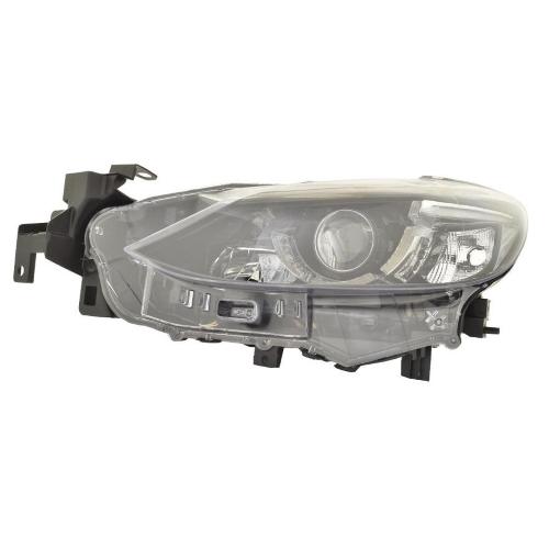 FARO FANALE PROIETTORE SX WY21W A LED PER MAZDA 6 DAL 2016 PARABOLA NERA C/MOTORE