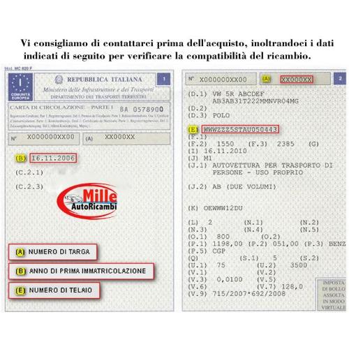 FANALE FANALINO RETRONEBBIA DESTRO PER FORD KUGA DAL 2013/ECOSPORT DAL 2017