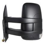 SPECCHIO RETROVISORE MANUALE IVECO DAILY 14 DESTRO NERO BRACCIO LUNGO C/FANA BIANCO