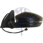 SPECCHIO RETROVISORE ELETTRICO SKODA OCTAVIA 13>20 SINISTRO NERO FANA TERMICO 6PIN