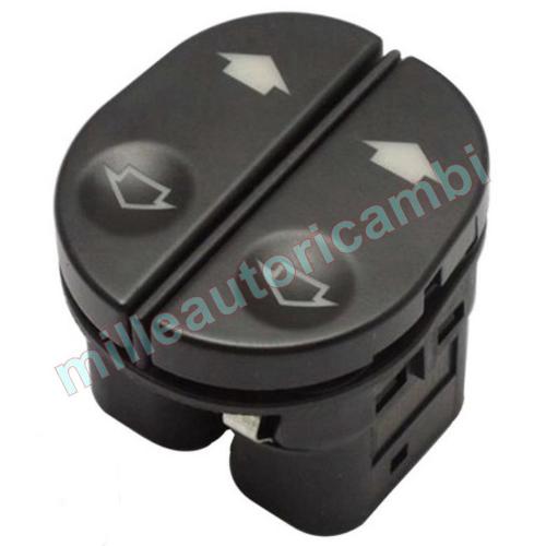 INTERRUTTORE ALZAVETRO PER FORD FIESTA'94/FUSION/KA'97/PUMA'97 PORTA ANTERIORE SX 2 PULSANTI 8 PIN