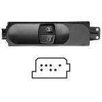 INTERRUTTORE ALZAVETRO PER MERCEDES VITO VIANO W639 2004-2010 PORTA ANTERIORE SX,RETROVISORI MANUALI,2 INTERRUTTORI 7 PIN