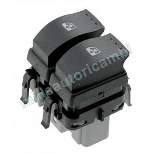 INTERRUTTORE ALZAVETRO PER RENAULT LAGUNA'01-07/MEGANE'06/SCENIC'03 PORTA ANTERIORE SX,ALZAVETRO PER COMFORT,2 10 PIN,CONNETTORE GRIGIO