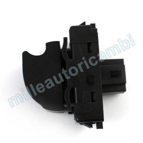 INTERRUTTORE ALZAVETRO PER RENAULT LAGUNA'07-15/MEGANE'08-16/SCENIC'09-16 PORTA POSTERIORE SX=DX,ALZAVETRO PER COMFORT,4 PIN,CONNETTORE NERO