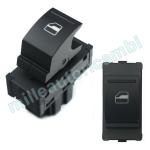 INTERRUTTORE ALZAVETRO PER VOLKSWAGEN UP DAL 2011 PORTA ANTERIORE DX 1 PULSANTE 4 PIN ,COLORE NERO/BIANCO