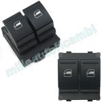 INTERRUTTORE ALZAVETRO PER VOLKSWAGEN UP DAL 2011 PORTA ANTERIORE SX  2 PULSANTI 8 PIN ,COLORE NERO/BIANCO