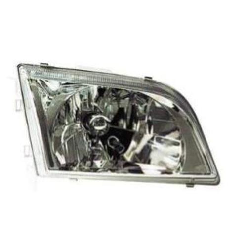 FARO FANALE PROIETTORE DX H4 PER MITSUBISHI SPACE STAR 2001> VETRO LISCIO