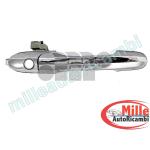 MANIGLIA PORTA ESTERNA DX PER FIAT 500 DAL 2007 SENZA BLOCCHETTO CHIAVE CROMATA