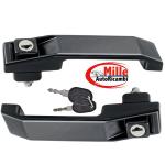 MANIGLIA PORTA ESTERNA ANT DX/SX PER FIAT DUCATO/TALENTO 85-91/CITROEN J5/PEUGEOT C25 COPPIA CON CHIAVE