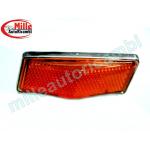 FANALE FANALINO FIAT 131 LATERALE DESTRO CON CORNICE CROMATA ARANCIONE