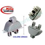 SUPPORTO FISSAGGIO ALETTA PARASOLE VOLKSWAGEN/AUDI/SKODA COLORE GRIGIO PANTINA "TIPO ALTO"
