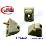 SUPPORTO FISSAGGIO ALETTA PARASOLE OPEL CORSA B/C - MERIVA COLORE BEIGE ATTACCO PANTINA