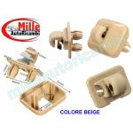 SUPPORTO FISSAGGIO ALETTA PARASOLE AUDI VARIE COLORE BEIGE PANTINA "TIPO BASSO"