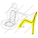 FILO RIBALTAMENTO SEDILE LANCIA Y YPSILON 2003-2010 DX=SX 3 PORTE