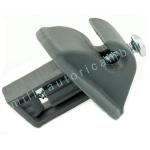 SUPPORTO FISSAGGIO ALETTA PARASOLE RENAULT CLIO'98/MODUS/MEGANE'96 COLORE GRIGIO PANTINA