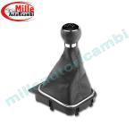 POMELLO LEVA CAMBIO CON CUFFIA PER VOLKSWAGEN GOLF VI 2008-2014 5 MARCE IMPUGNATURA MANOPOLA