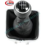 POMELLO LEVA CAMBIO CON CUFFIA PER VOLKSWAGEN TIGUAN 2011 6 MARCE IMPUGNATURA MANOPOLA
