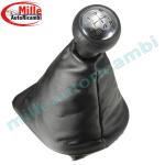 POMELLO LEVA CAMBIO CON CUFFIA PER PEUGEOT 106/205/206/306 5 MARCE IMPUGNATURA MANOPOLA