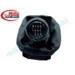 POMELLO LEVA CAMBIO CON CUFFIA PER SEAT LEON 2002-2006 6 MARCE IMPUGNATURA MANOPOLA
