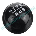 POMELLO LEVA CAMBIO PER ALFA ROMEO GIULIETTA 6 MARCE NERO IMPUGNATURA MANOPOLA