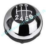 POMELLO LEVA CAMBIO PER FIAT 500/500 C 2007 6 MARCE NERO IMPUGNATURA MANOPOLA