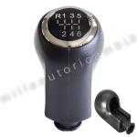 POMELLO LEVA CAMBIO PER OPEL ASTRA H/CORSA D 2005-2010 6 MARCE NERO IMPUGNATURA MANOPOLA