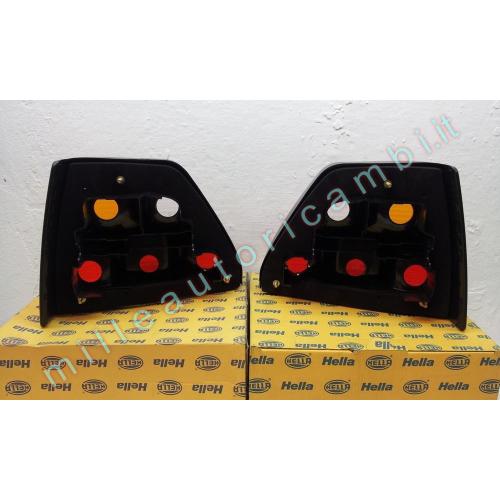 COPPIA FANALI FANALINI POSTERIORI VOLKSWAGEN GOLF MK2 1984-1991 DX+SX ARAN HELLA G1