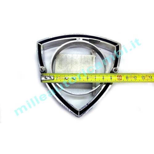 FREGIO LOGO ANTERIORE LANCIA FULVIA COUPE RALLY HF FLAVIA BETA PVC CROMATA PERFECT G1