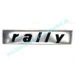 FREGIO LOGO POSTERIORE FIAT 128 RALLY ALLUMINIO ORIGINALE 4234287 G1