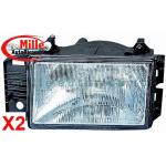 COPPIA FARO PROIETTORE FIAT TIPO DAL 1988 AL 1992 DESTRO+SINISTRO G1