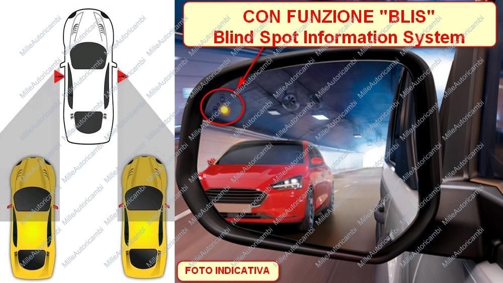 Sistema BLIS specchietto auto
